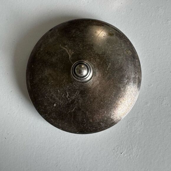 Forbes Silver Co. Vintage Silver Toned Tarnished Teapot - Picture 5 of 9